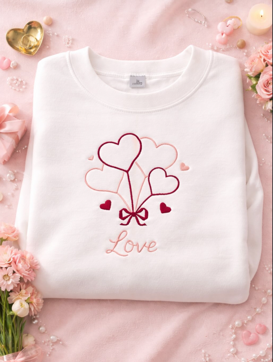 Custom “Love” Heart Sweatshirt